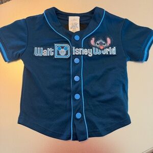 Disney Kids Navy Blue Button Down Shirt